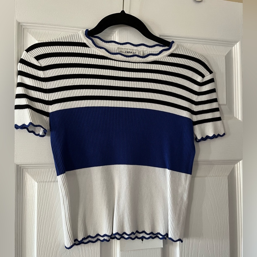 Zara Knit Striped Top